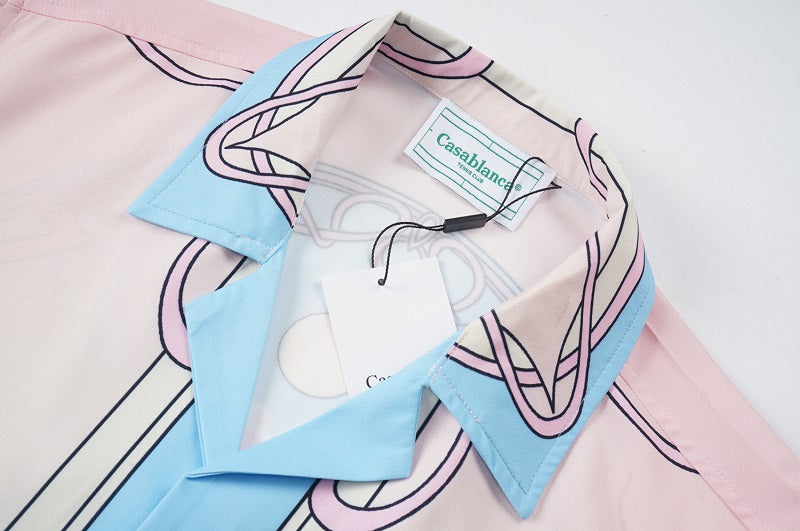 CAMISA DE SEDA CUELLO CUBA 23SS SOLO-CASABLANCA