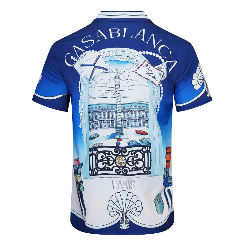 CAMISA DE SEDA CUELLO CUBA 23SS SOLO-CASABLANCA