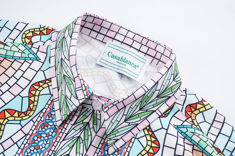 CAMISA DE SEDA CUELLO CUBA 23SS SOLO-CASABLANCA