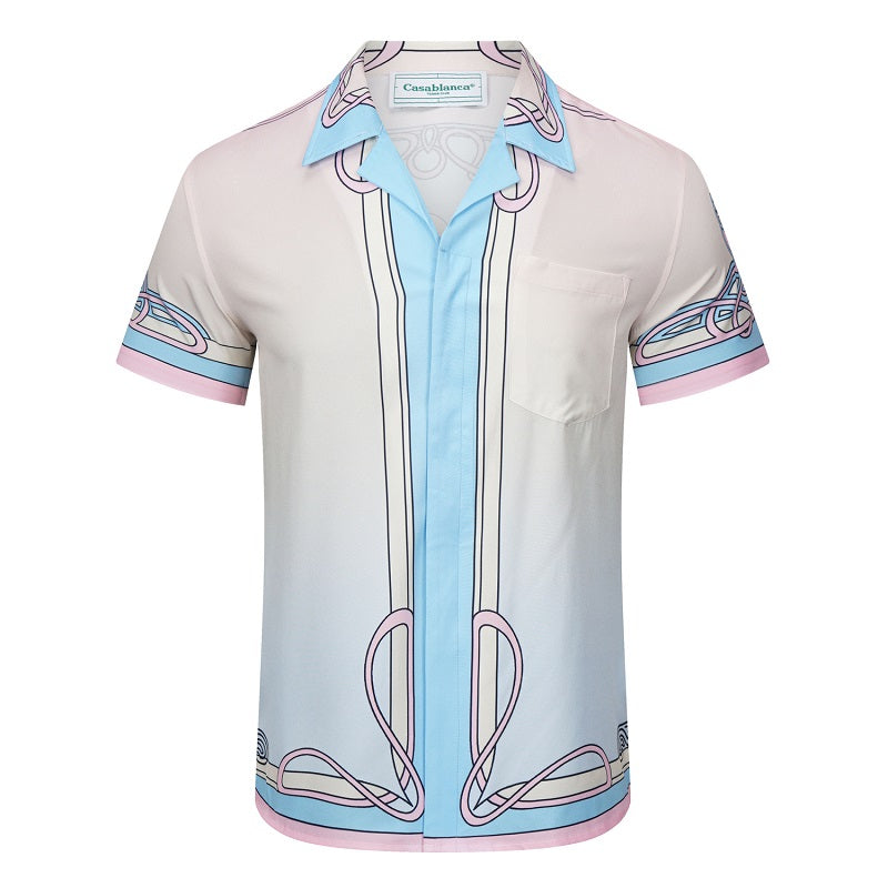 CAMISA DE SEDA CUELLO CUBA 23SS SOLO-CASABLANCA