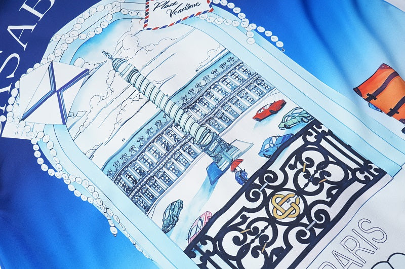 CAMISA DE SEDA CUELLO CUBA 23SS SOLO-CASABLANCA