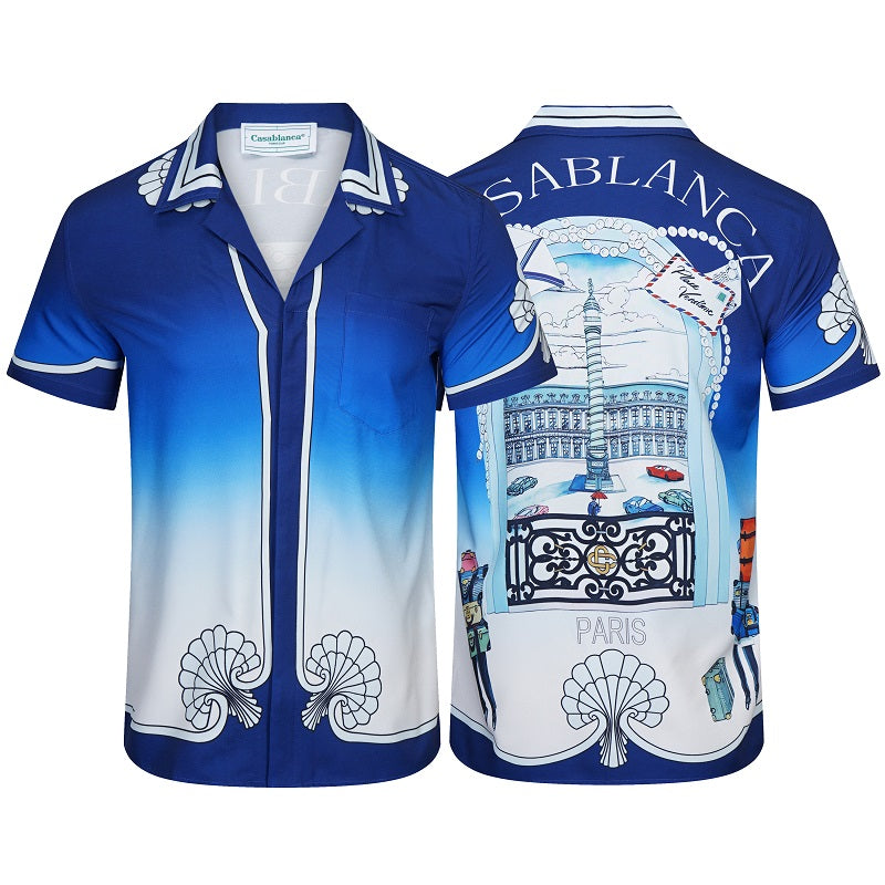 CAMISA DE SEDA CUELLO CUBA 23SS SOLO-CASABLANCA