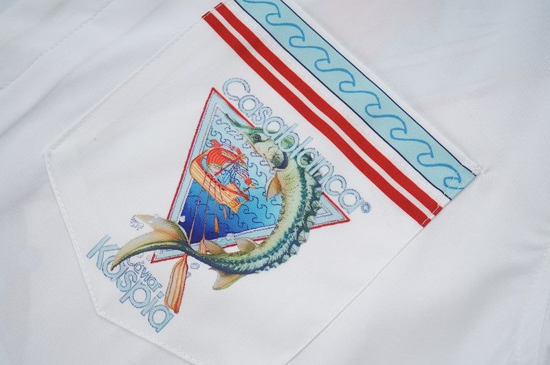 CAMISA DE SEDA CUELLO CUBA 23SS SOLO-CASABLANCA