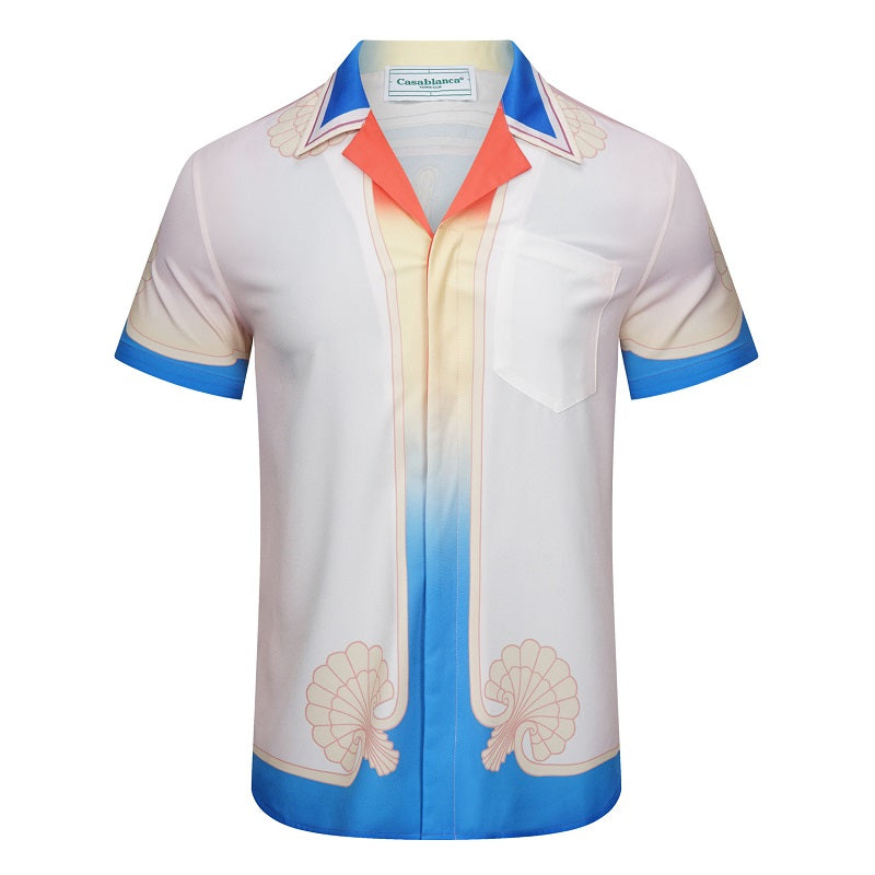 CAMISA DE SEDA CUELLO CUBA 23SS SOLO-CASABLANCA