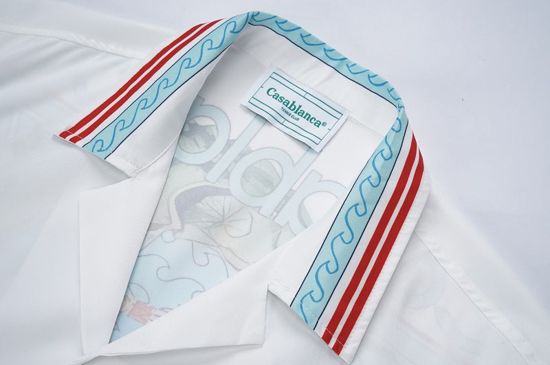 CAMISA DE SEDA CUELLO CUBA 23SS SOLO-CASABLANCA